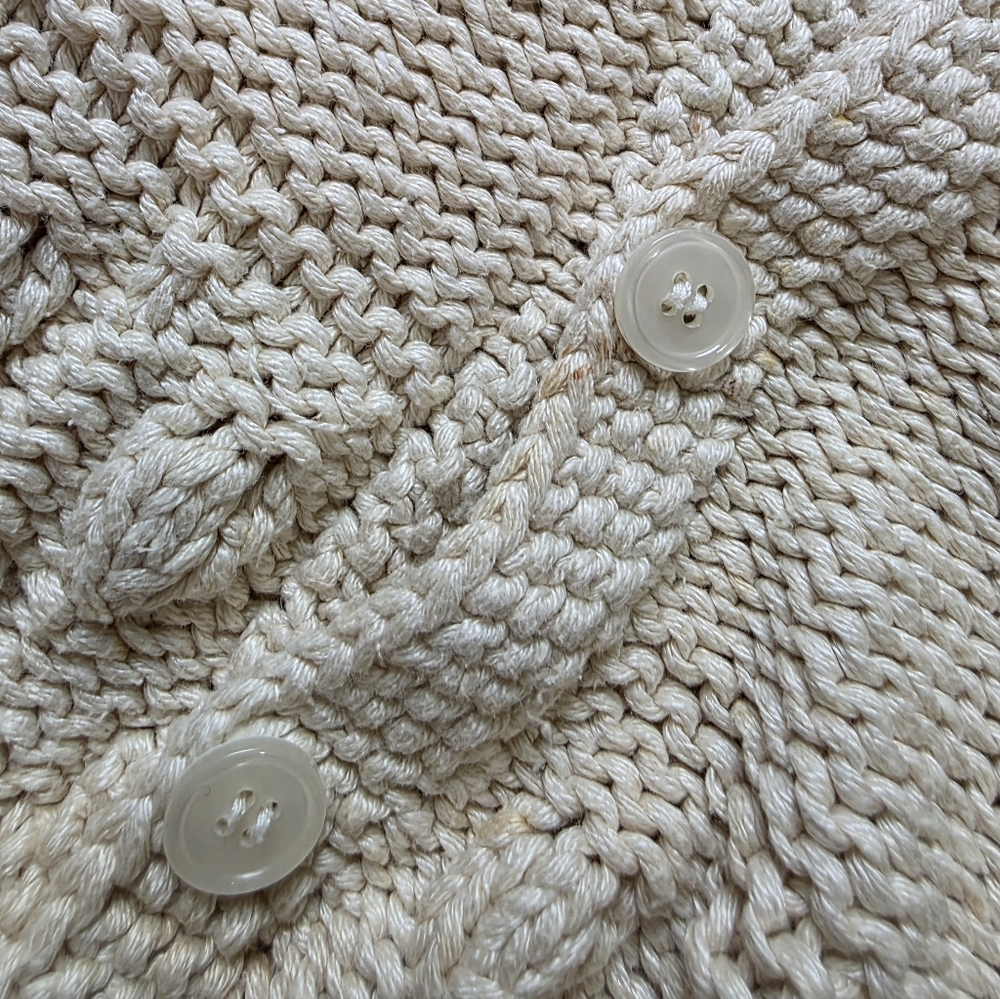Vintage talbots hand knit silk blend vest - Picture 9 of 9